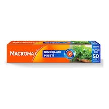 5 Adet Macromax Buzdolabı Poşeti Büyük Boy 50'li