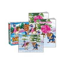 Dilman Puzzle Hikaye Boyama 3 Lü Çalışma Güzel Ve Çirkin