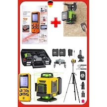 Deko Dk416cz 4d 16 Çizgi Yeşil Lazer Hizalama Terazili Tripot Seti + 50mt Otomatik Hizalama Set