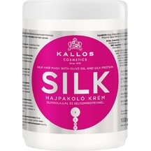 Kallos Cosmetics Silk Hair Mat ve Cansız Saçlar için Saç Maskesi 1 L