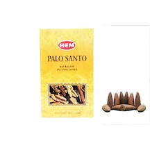 Hem Palo Santo 1 Paket 10 Adet Geri Akış Konik Tütsü