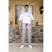 Black Steel Quıts Kıds Bel Ve Paça Lastikli Yanları Kargo Cep Erkek Pantolo