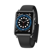 Baseus Slip-Thru iOS Uyumlu Watch 7 45Mm 6-5-4 44Mm Silikon Kordon Ka-Siyah (119929035)