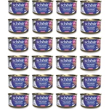Schesir Ton Ve Sığır Etli Tam Ve Dengeli Broth Pişirme Suyunda Kedi Konservesi 85 Gr. X 24 Adet
