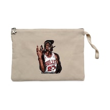 Bulls 23 Krem Clutch Astarlı Cüzdan / El Çantası Krem