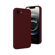 Apple iPhone Uyumlu 16e Kılıf Viera Silikon - Bordo Bz8683140860097
