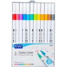 Color Liner Kalem Seti 12 Renk