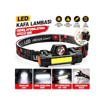 101 Model Cree + Cob Led Çift Modlu Mıknatıslı Ve Usb Şarjlı Kom Çok Renkli