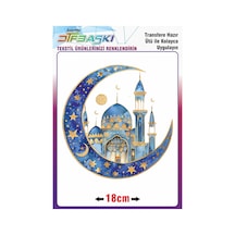 Ramazan Ve İslam Ütü İle Yapışan Tekstil Transfer Baskı 2152