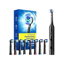 8 Fırça Başlı 2 Tip , 4 Modlu Derin Temiz Elektrikli Diş Fırçası, Şarj Edilebilir Güç Ve 2 Dakika Akıllı Z Diğer