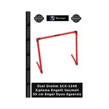 Özel Üretim Scx-1249 Zıplama Engelli Geçmeli 55 Cm Engel Oyun Egzersiz Çok Renkli