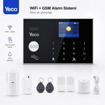 Sas-10 Akıllı Alarm Sistemi Wifi, Tuya Uyumlu, Mobil Kontrollü