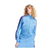 Puma T7 Always On Track Kadın Mavi Günlük Stil Ceket 62979657 1636977 Mavi