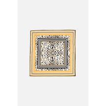 Akswsuar Desenli Fular 60 60 Siyah