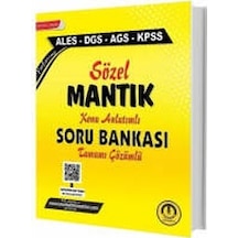Tasarı Yayınları Ales Dgs Kpss Meb-ags Sözel Mantık Konu Anlatımlı Soru Bankası