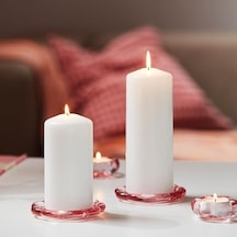 Tealight Mumluk, Pembe, 3 Cm