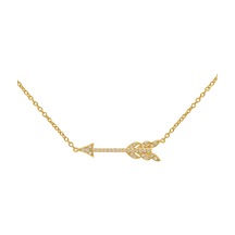 Pırlanta Altın "Ok" Kolye