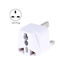 Rogfer Taşınabilir Evrensel Soket - İngiltere Fiş Güç Adaptörü Seyahat Şarj Cihazı Beyaz Diğer