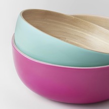 Åkerhallon Pembe-turkuaz Bambu Servis Kasesi