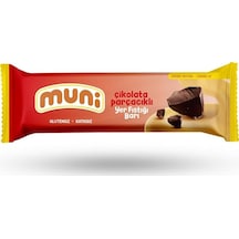 Muni Çikolata Parçacıklı Yer Fıstığı Barı 12 x 40 G