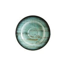 Madera Mint Rita 6 Adet 16 Cm Çay Fincan Tabağı Yeşil