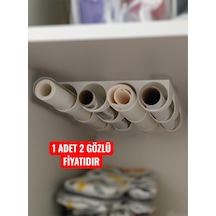Mutfak Rulo Tutucusu- Yağlı Kağıt ,folyo, Streç Film Düzenleyici 1 Adet, 2 Hazneli Ürün Gönderilir Diğer