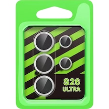 Newface Samsung Galaxy S26 Ultra Raze Metal Kamera Lens - Gümüş