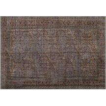 Gerçek El Dokuma Eskitme Vintage Halı 187x272 Cm 9830