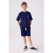 U.S. Polo Assn. U.s. Polo Assn Erkek Çocuk Lacivert Bermuda Takım Us1780-c-v10 Lacivert