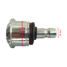 Atv Cf Moto Alt Rotil 34-14 Mm Yivsiz