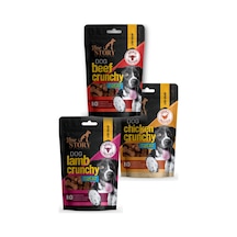 New Story Dog Beef + Lamb + Chicken Crunchy Köpek Ödülü 3 x 80 G