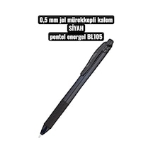 0,5 Mm Jel Mürekkepli Kalem Siyah Pentel Energel Bl105 Çok Renkli