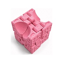 Ay Temalı Sonsuzluk Küpü Pembe 40x40mm