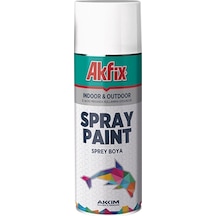Akfix Sprey Boya Parlak Beyaz 400 ML