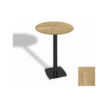 Bistro Masa Tokyo Esb - Werzalit, Wermodin Ve Allzalit Tabla 70 Cm Çap - Avalon Pine Çok Renkli
