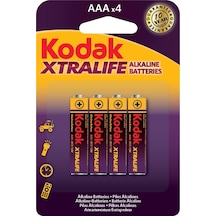 Kodak Xtralife AAA Alkalin İnce Kalem Pil 4'lü