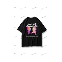 Startmore Unisex Natural Diamonds Tshirt Siyah