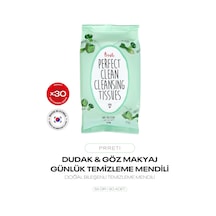 Makyaj Temizleme Mendili Perfect Clean Daily Cleansing Tissues 30'lu