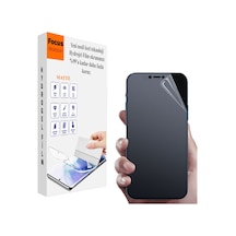 Apple Uyumlu Apple Uyumlu iPhone 13 Kırılmaz Cam Özel Kesim Mat Hydrogel Film
