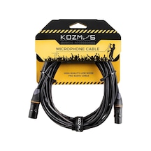 Kozmos Kcl-020-10m Mikrofon Kablosu 10 Metre Xlr Xlr