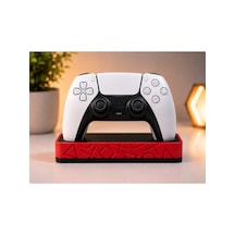 Veriqo 3d Ps5 Dualsense Uyumlu Oyun Kolu Standı Gamepad Tutucu Controller Standı Kırmızı