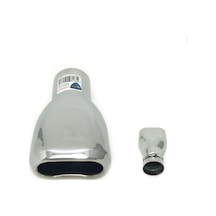 Carmind Oval Yan Kesik Kromajlı Egzoz Ucu C-419d