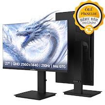 James Donkey Ravel Q70 27'' 210hz 1ms Gtg Fast Ips Qhd 2k Pivot Gaming Monitör Ölü Pikselde Anında Değişim