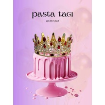 Pasta Tacı Doğum Günü Tacı Kraliçe Tacı Brithday Tacı Kına Düğün Tacı Kral Gold Gümüş Kaplama 13cm Gold