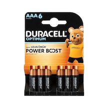 Duracell Optimum Power Boost Aaa İnce Kalem Pil 6lı