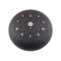 Cox Cstd-bk Steel Tongue Drum Siyah Meditasyon Ve Yoga İçin İdeal Vurmalı Çalgı