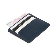Tergan Lacivert Deri Unisex Kredi Kartlık 1050H86