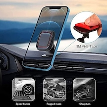 Havalandırmaya Takılan Telefon Tutucu Araç Tutucu 360 Derece Döenebilen Kutu İçerisinden Çıkan 2 Ayrı Aparat Sayesinde Hem Petek Havalandırma Hemde Konsola Sabitlenebilir Telefon Tutucu 048