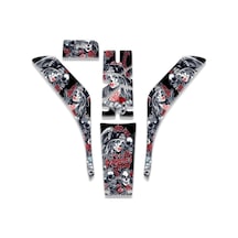 Sym Jet X Uyumlu Tank Pad Set Kırmızı Diğer