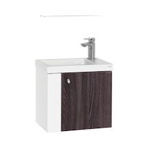 Creavit Forest Lavabo Dolabı 50 Cm Beyaz-bakır Beyaz - Bakır